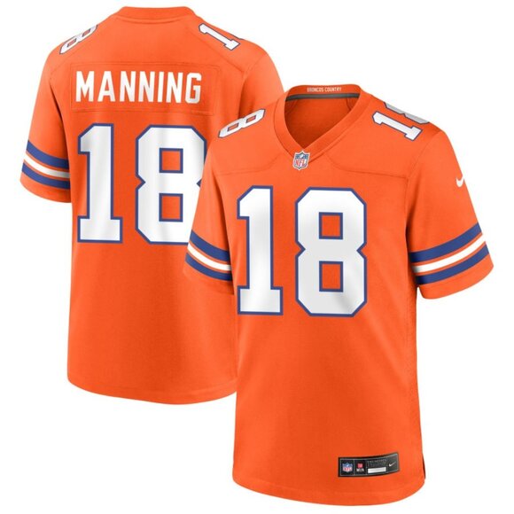 Mens Youths Kids Womens Peyton Manning Orange Stitched Jersey Vapor